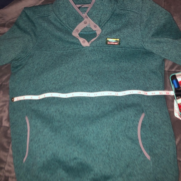 L.L. Bean Sweater Fleece Pullover - Picture 2 of 4